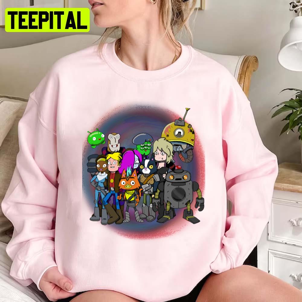 Funny Crew Final Space Unisex Sweatshirt Funny Crew Final Space Unisex Sweatshirt