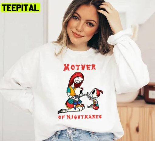 Funny Mother Of Nightmares Fitted Scoop Halloween Illustration Unisex Sweatshirt