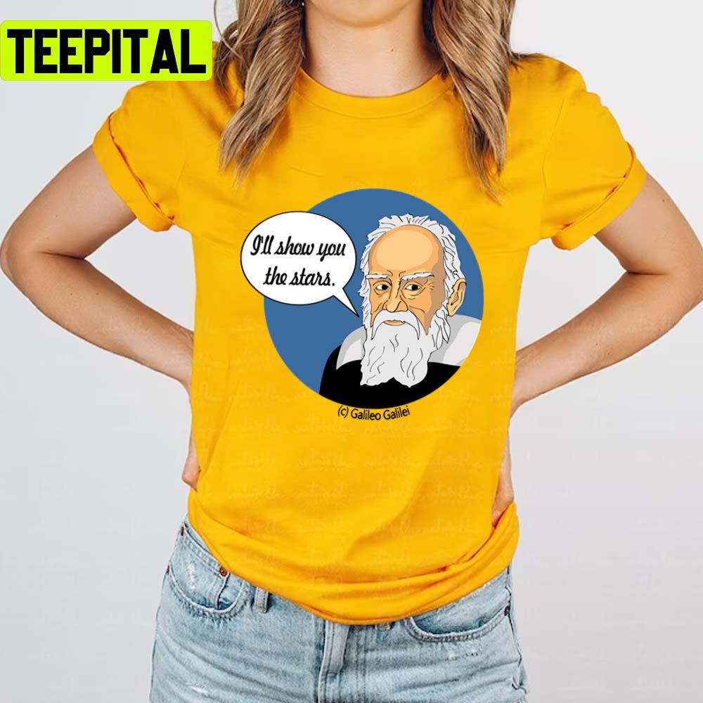 Funny Science Galileo Galilei Unisex T-Shirt Funny Science Galileo Galilei Unisex T-Shirt