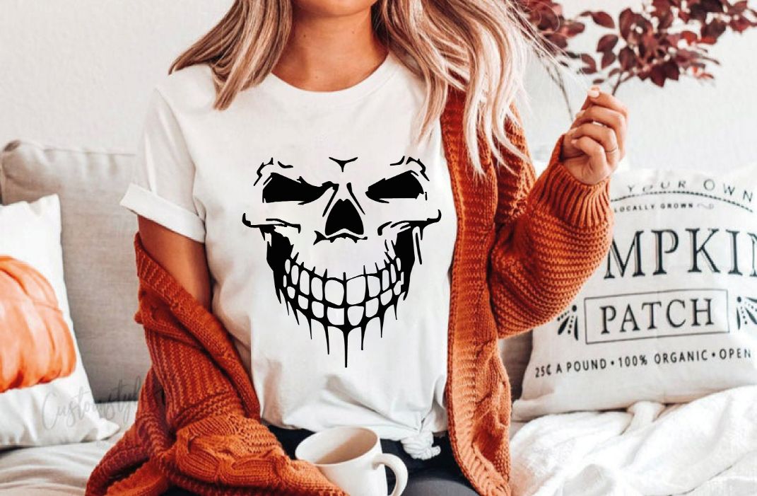 Funny Skulls Skeleton Goth Halloween Shirt Funny Skulls Skeleton Goth Halloween Shirt