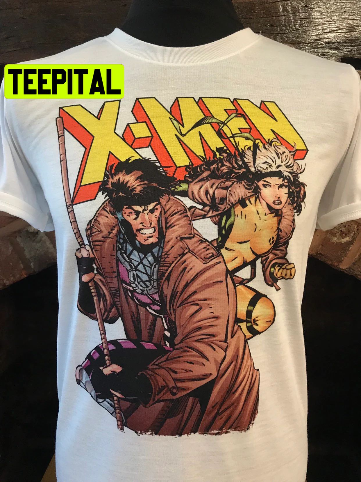 Gambit And Rogue Halloween Trending Unsiex T-Shirt Gambit And Rogue Halloween Trending Unsiex T-Shirt