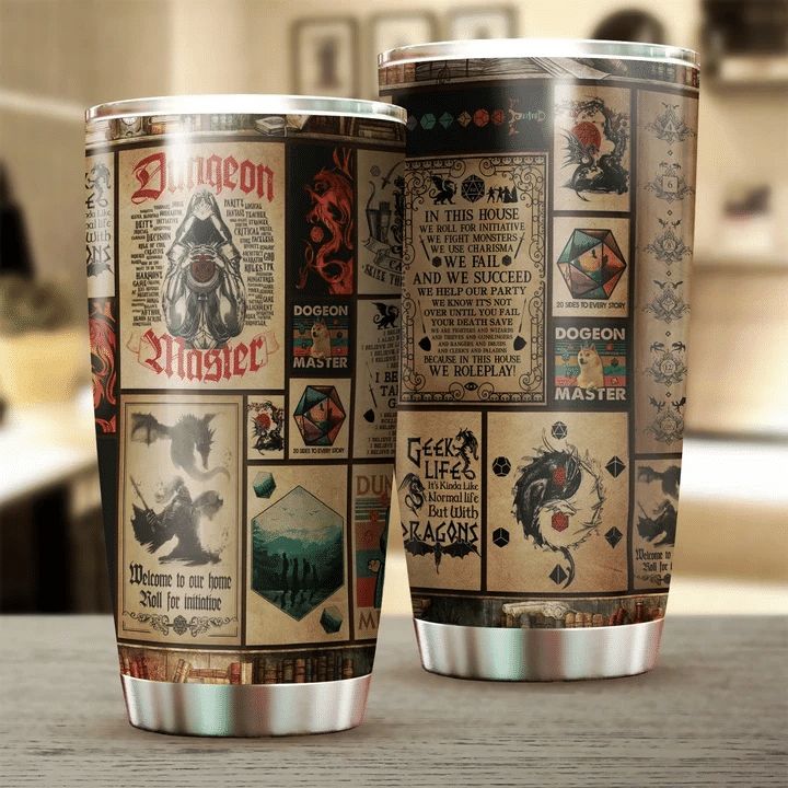 Game Dungeon Master Stainless Steel Cup Game Dungeon Master Stainless Steel Cup