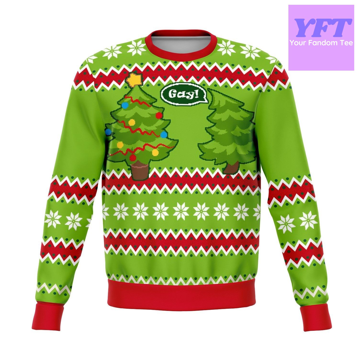 Gay Tree Funny Meme 2022 Design 3d Ugly Christmas Sweater Gay Tree Funny Meme 2022 Design 3d Ugly Christmas Sweater