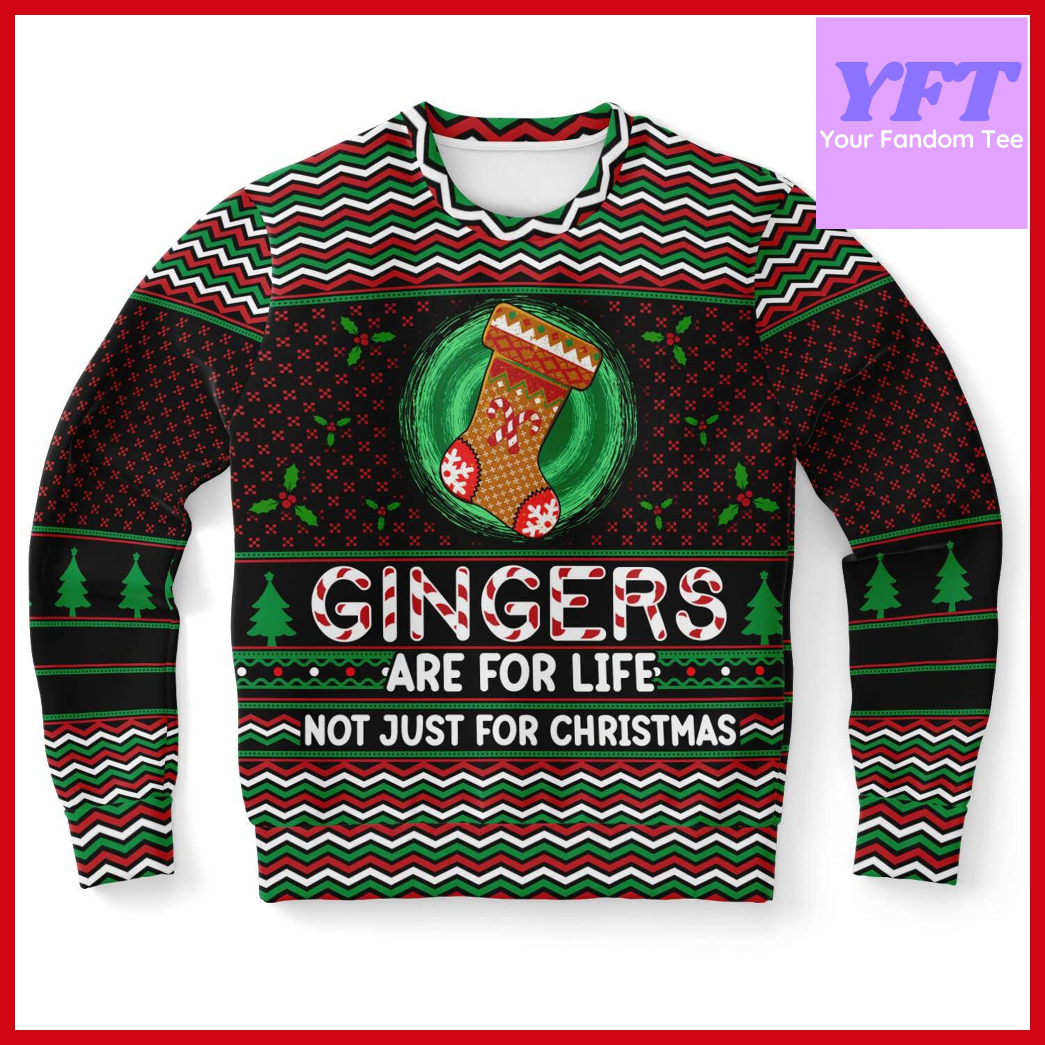 Gingers Are For Life Xmas Ginger Ginger Funny Ginger 3d Ugly Christmas Sweater Gingers Are For Life Xmas Ginger Ginger Funny Ginger 3d Ugly Christmas Sweater