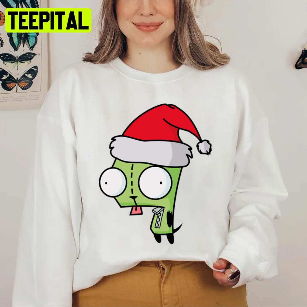 Gir Green Invader Zim Christmas Santa Unisex Sweatshirt Gir Green Invader Zim Christmas Santa Unisex Sweatshirt