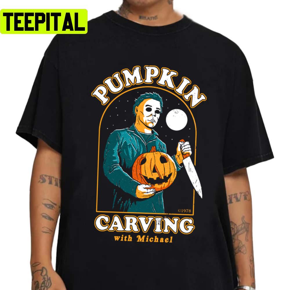 Give Me Candies Carving With Michael Myers Unisex Sweatshirt Give Me Candies Carving With Michael Myers Unisex Sweatshirt