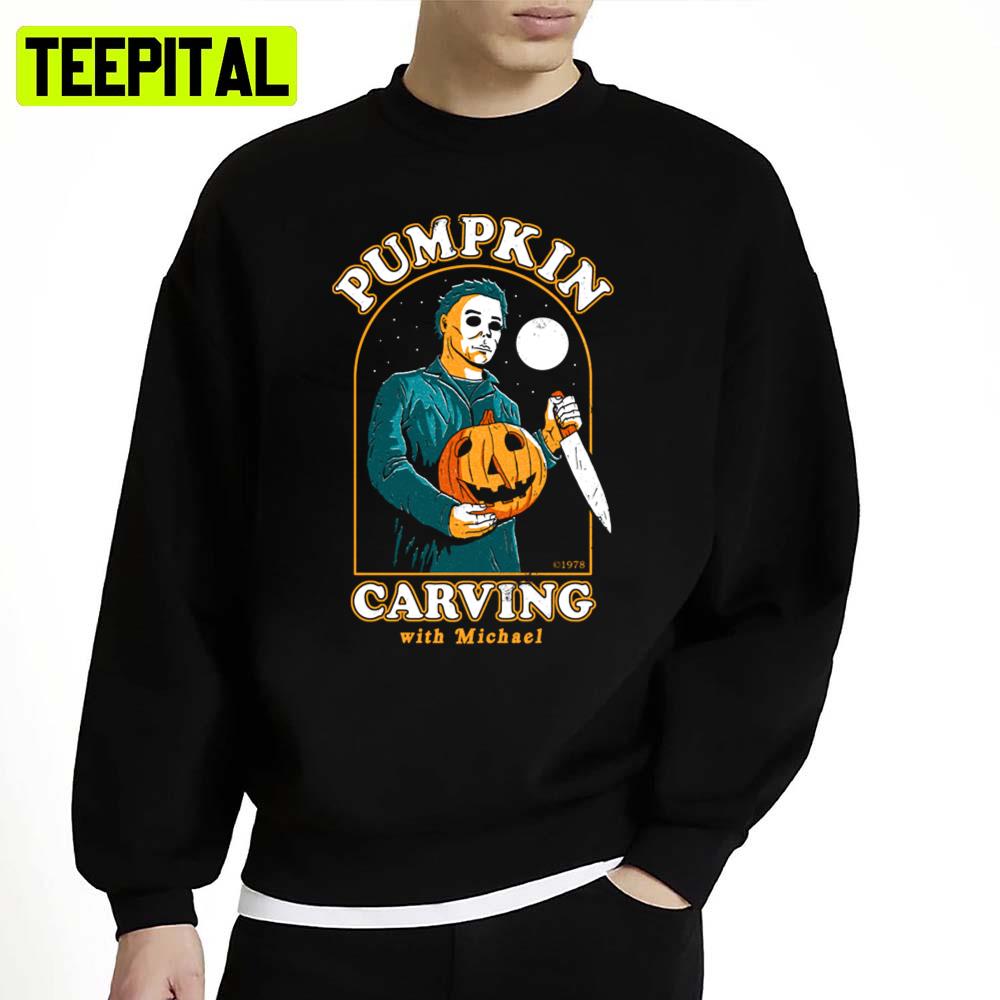 Give Me Candies Carving With Michael Myers Unisex Sweatshirt Give Me Candies Carving With Michael Myers Unisex Sweatshirt