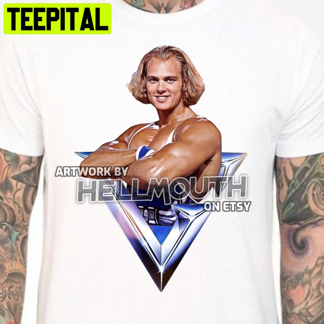 Gladiators Hunter 90s Retro Uk Tv Show James Crossley Halloween Trending Unsiex T-Shirt Gladiators Hunter 90s Retro Uk Tv Show James Crossley Halloween Trending Unsiex T-Shirt
