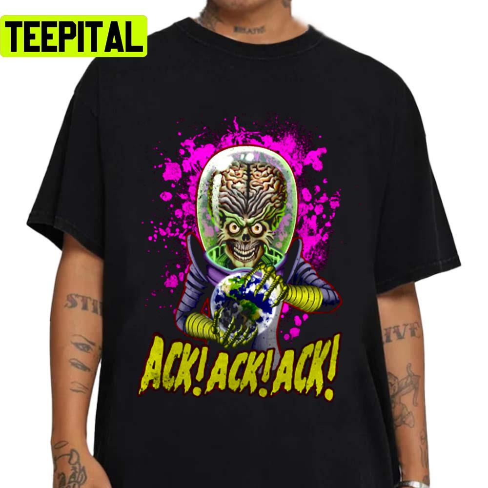 Global In My Hand Mars Art Attacks Halloween Graphic Unisex Sweatshirt Global In My Hand Mars Art Attacks Halloween Graphic Unisex Sweatshirt