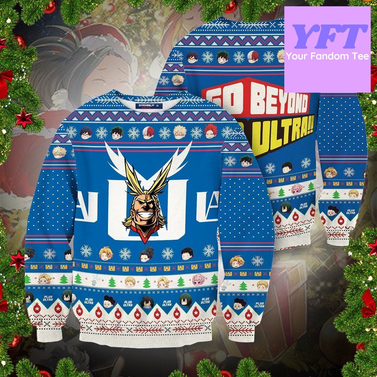 Go Beyond Plus Ultra Friends Xmas 3d Ugly Christmas Sweater Go Beyond Plus Ultra Friends Xmas 3d Ugly Christmas Sweater