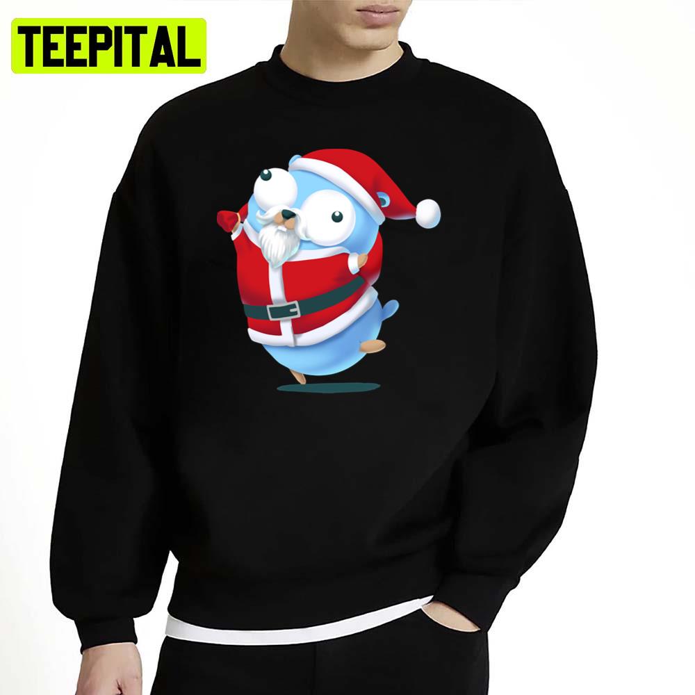 Golang Gopher Mouse Go Christmas Unisex Sweatshirt Golang Gopher Mouse Go Christmas Unisex Sweatshirt