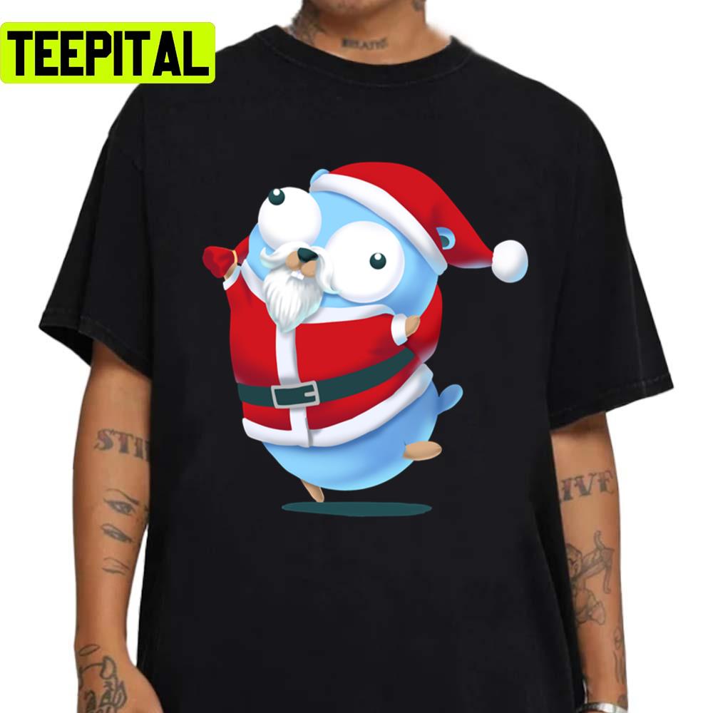 Golang Gopher Mouse Go Christmas Unisex Sweatshirt Golang Gopher Mouse Go Christmas Unisex Sweatshirt