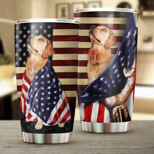 Golden Retriever American Stainless Steel Cup Golden Retriever American Stainless Steel Cup