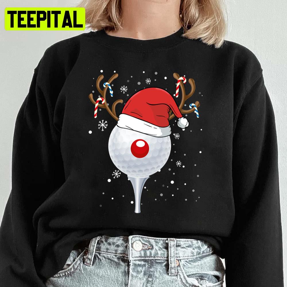 Golf Design Xmas Christmas Unisex Sweatshirt Golf Design Xmas Christmas Unisex Sweatshirt