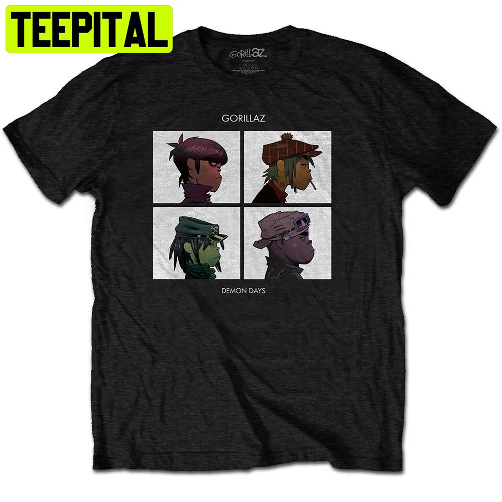 Gorillaz Demon Days Trending Unisex Shirt Gorillaz Demon Days Trending Unisex Shirt