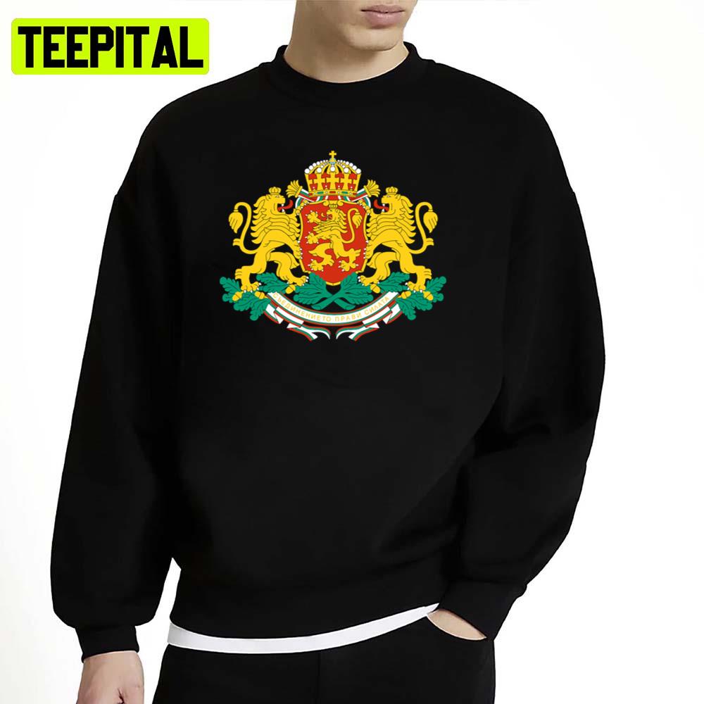 Graphic Coat Of Arms Bulgaria Unisex Sweatshirt Graphic Coat Of Arms Bulgaria Unisex Sweatshirt