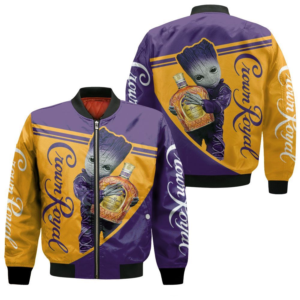Groot Hugs Crown Royal 3d T Shirt Hoodie Sweater Bomber Jacket Groot Hugs Crown Royal 3d T Shirt Hoodie Sweater Bomber Jacket