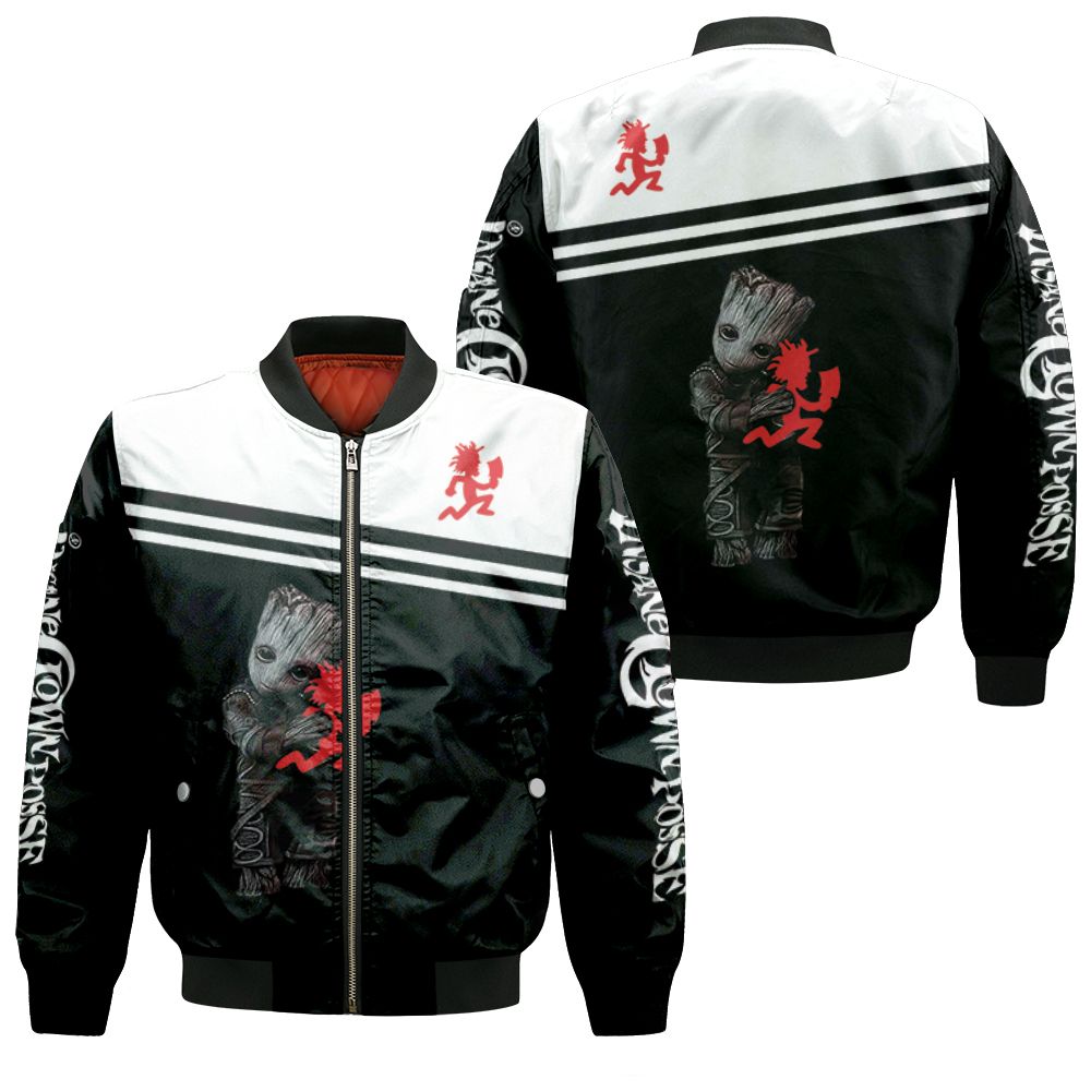 Groot Loves Icp Insane Clown Posse 3d Jersey Bomber Jacket Groot Loves Icp Insane Clown Posse 3d Jersey Bomber Jacket