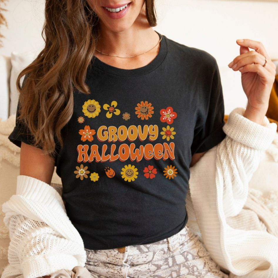 Groovy Halloween T-Shirt Groovy Halloween T-Shirt