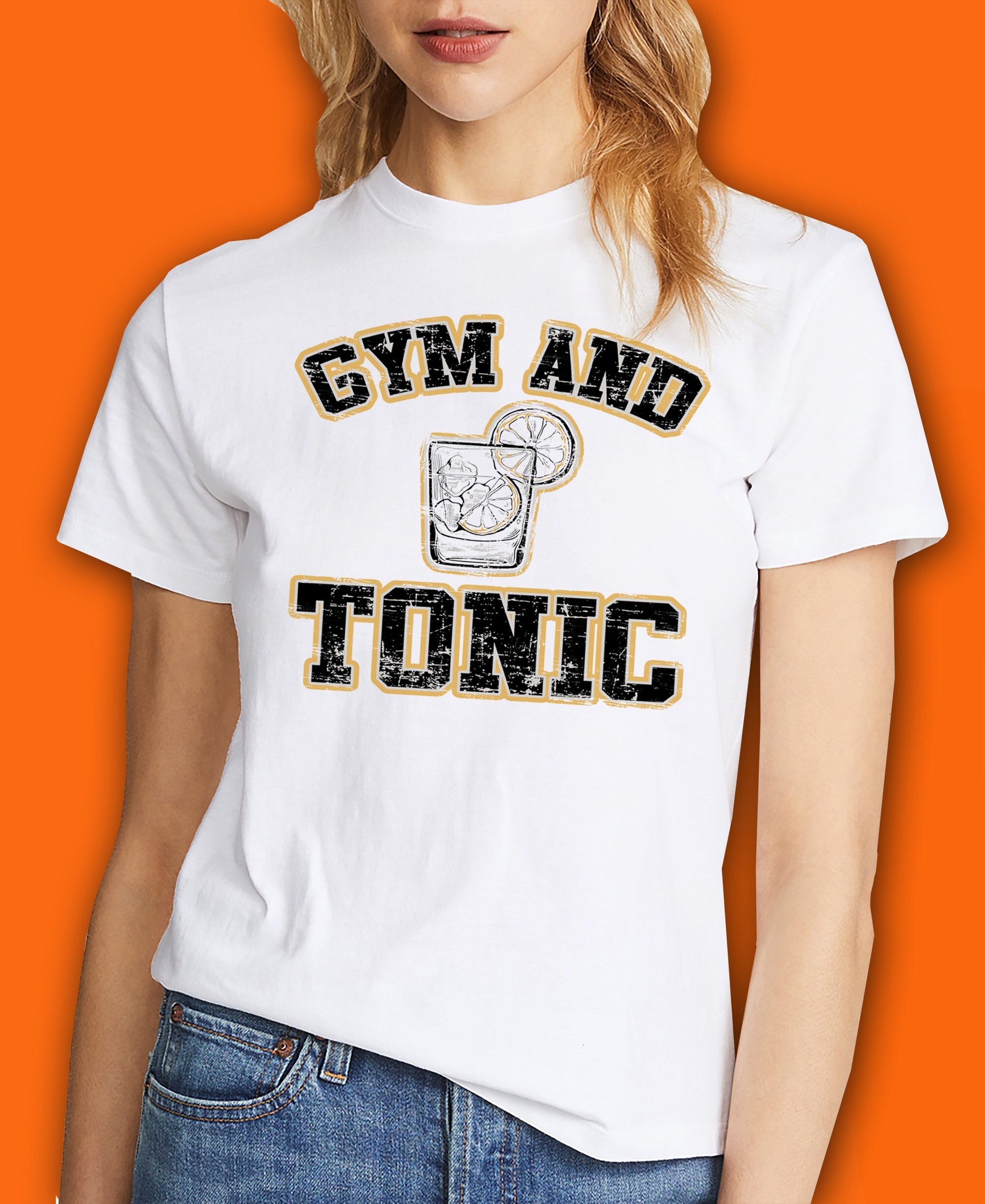 Gym And Tonic Funny Gym Funny Work Out Day Drinking Gin And Tonic Bar Unisex T-Shirt Gym And Tonic Funny Gym Funny Work Out Day Drinking Gin And Tonic Bar Unisex T-Shirt