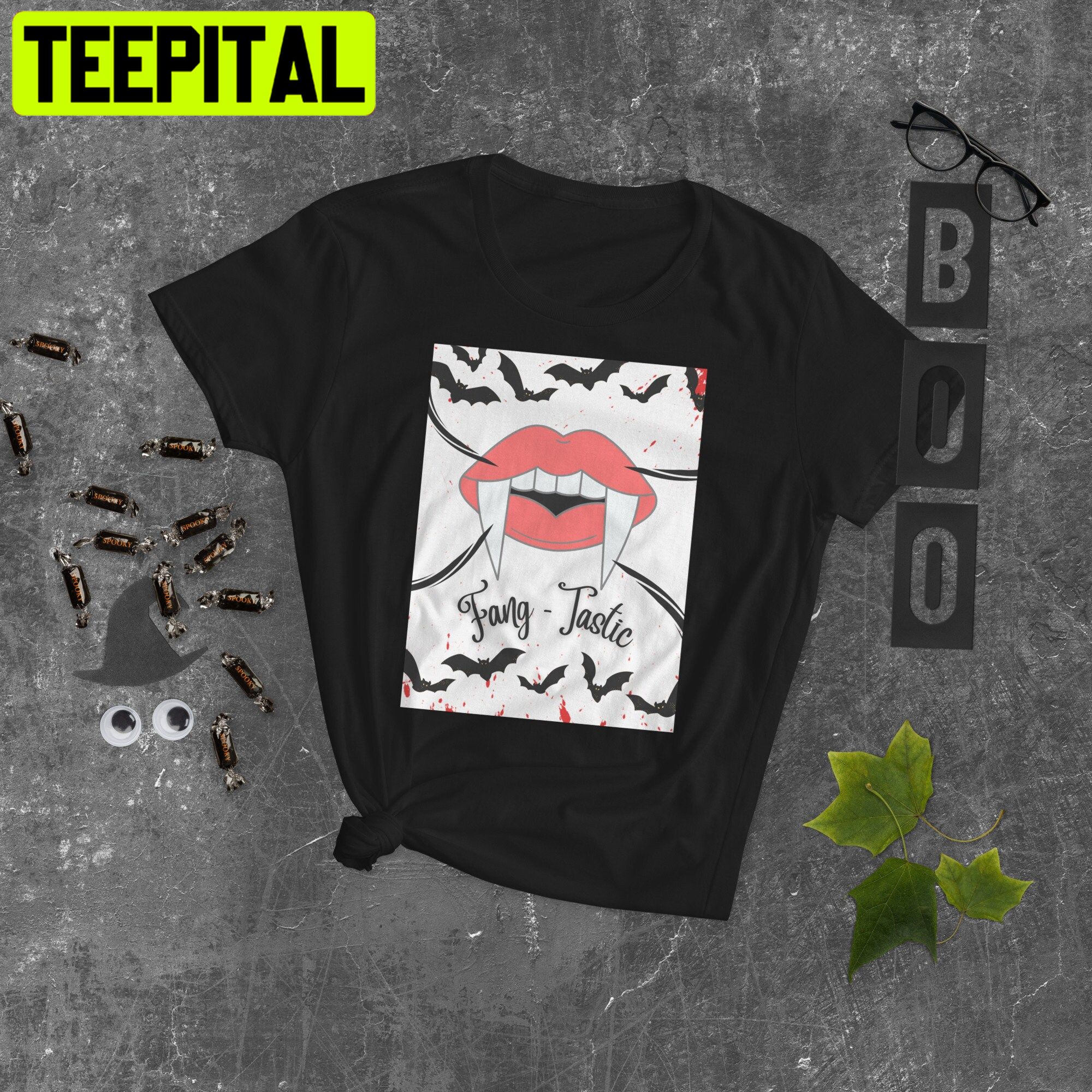 Halloween Fang-Tastic Trending Unisex Shirt Halloween Fang-Tastic Trending Unisex Shirt