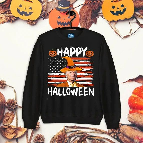 Halloween Party Funny Joe Biden Confused Merry Thanksgiving For Sweatshirt Halloween Party Funny Joe Biden Confused Merry Thanksgiving For Sweatshirt