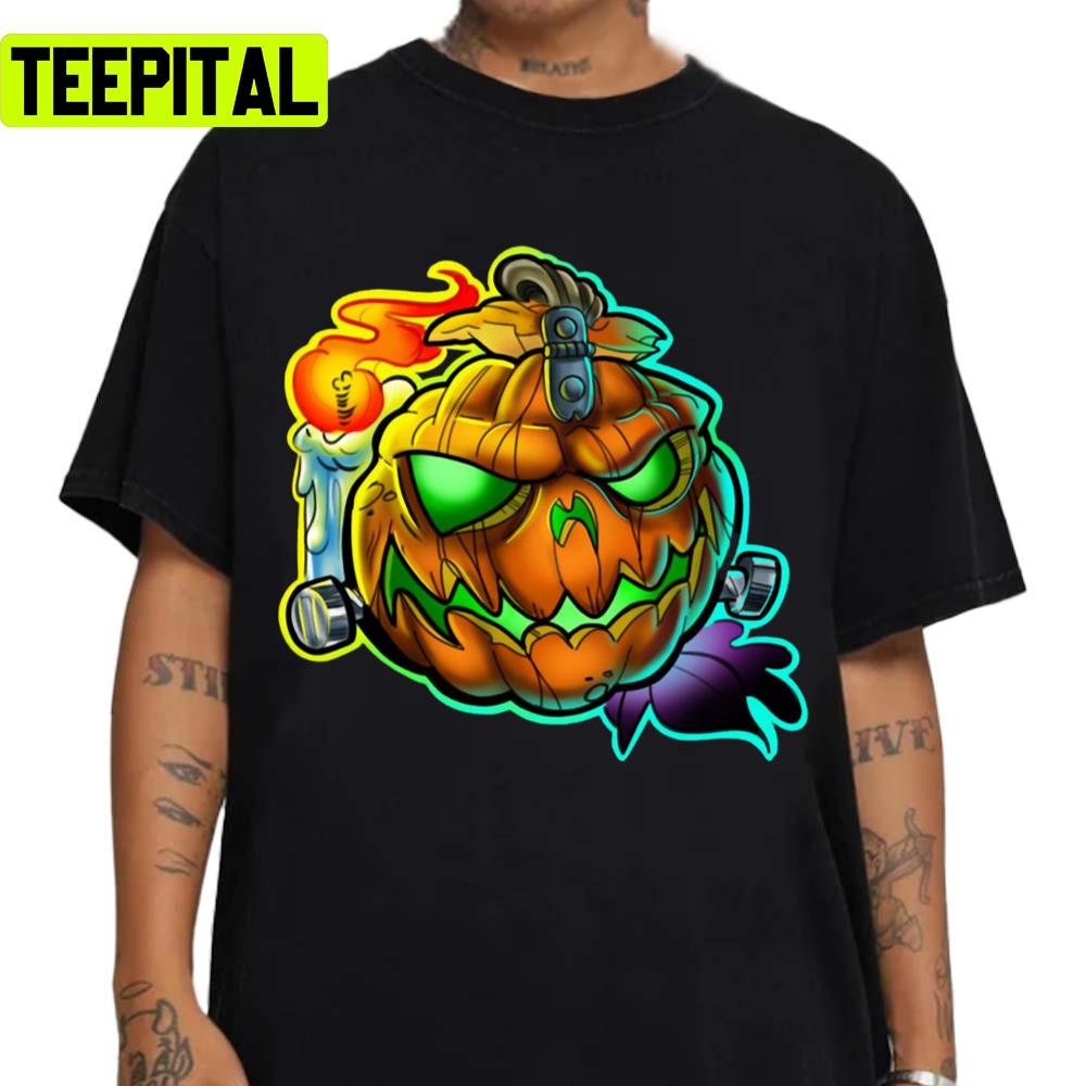 Halloween Scary Pumpkin Head It's Time Unisex Sweatshirt Halloween Scary Pumpkin Head It's Time Unisex Sweatshirt