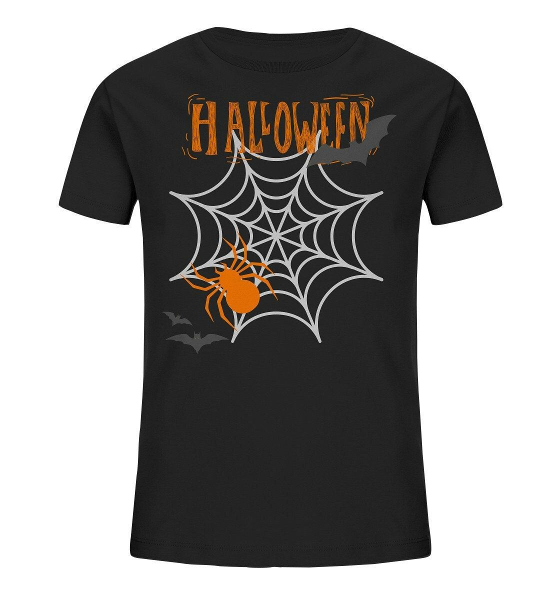 Halloween Spider Web and Bat Scary T-Shirt Halloween Spider Web and Bat Scary T-Shirt