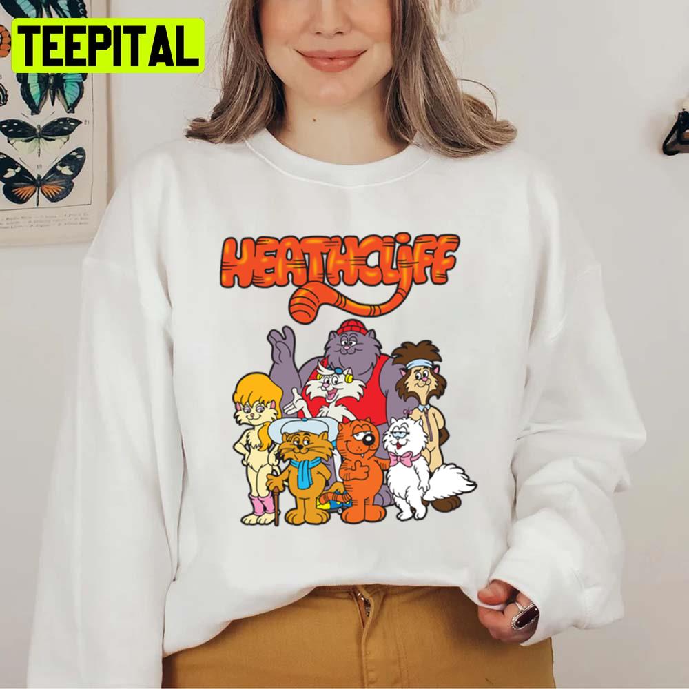 Heathcliff All Characters Cartoon Unisex Sweatshirt Heathcliff All Characters Cartoon Unisex Sweatshirt