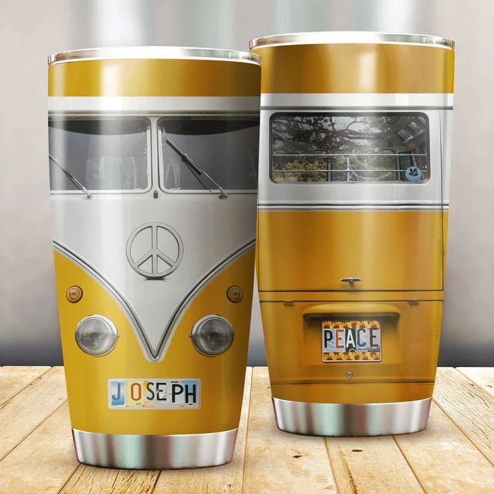 Hippie Peace Custom Stainless Steel Cup Hippie Peace Custom Stainless Steel Cup