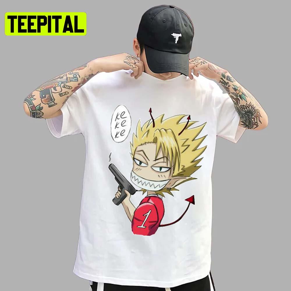 Hiruma Funny Moment In Eyeshield 21 Unisex T-Shirt Hiruma Funny Moment In Eyeshield 21 Unisex T-Shirt