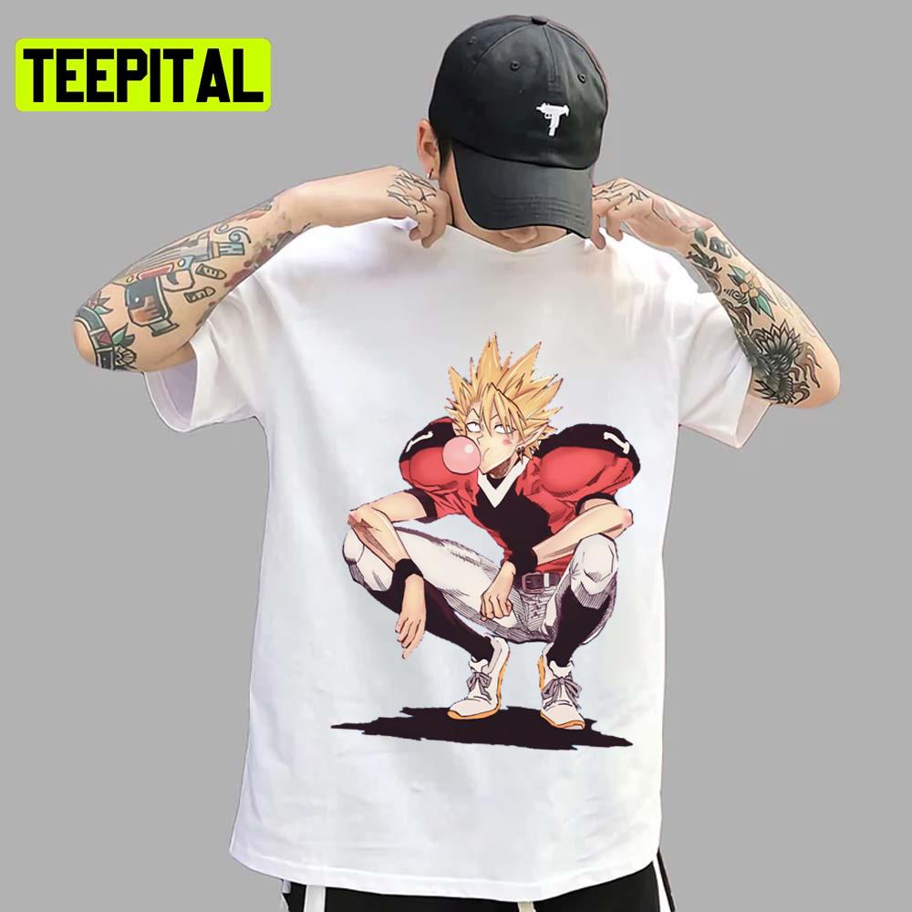 Hiruma Sitting Funny Eyeshield 21 Unisex T-Shirt Hiruma Sitting Funny Eyeshield 21 Unisex T-Shirt