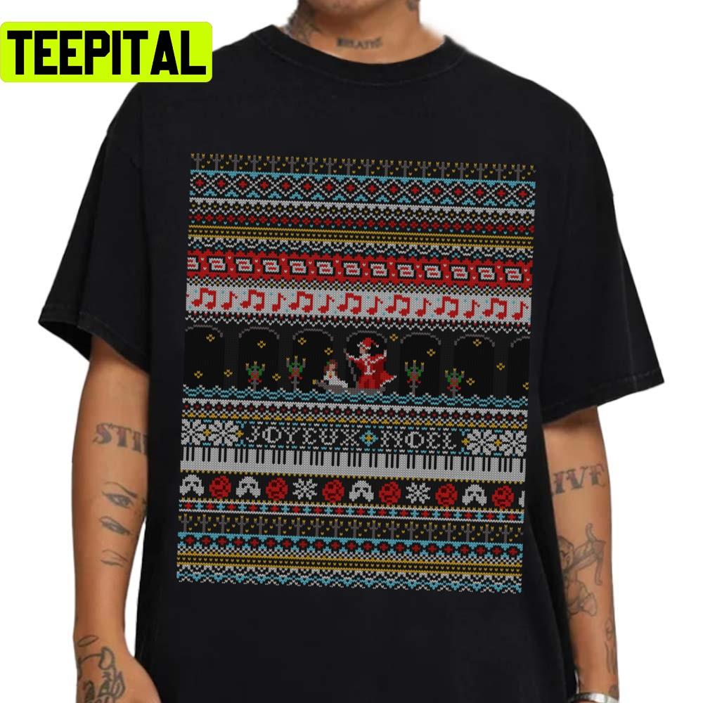 Holiday Graphic Knit Pattern Ugly Unisex Sweatshirt Holiday Graphic Knit Pattern Ugly Unisex Sweatshirt
