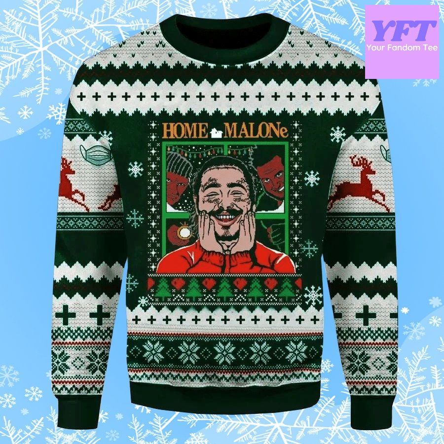 Home Malone Kevin Home Malone 3d Ugly Christmas Sweater Home Malone Kevin Home Malone 3d Ugly Christmas Sweater