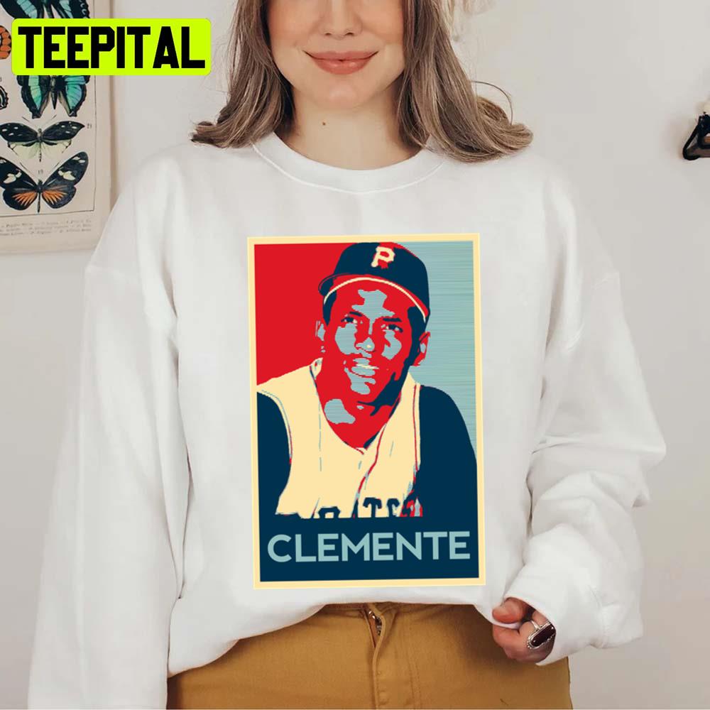 Hope Of Clemente Baseball Art Pittsburgh Unisex T-Shirt Hope Of Clemente Baseball Art Pittsburgh Unisex T-Shirt