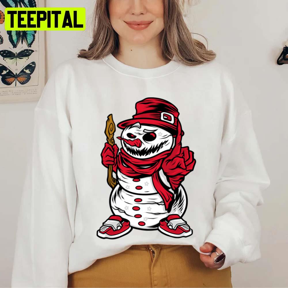 Horror Evil Snowman We Want You Unisex Sweatshirt Horror Evil Snowman We Want You Unisex Sweatshirt