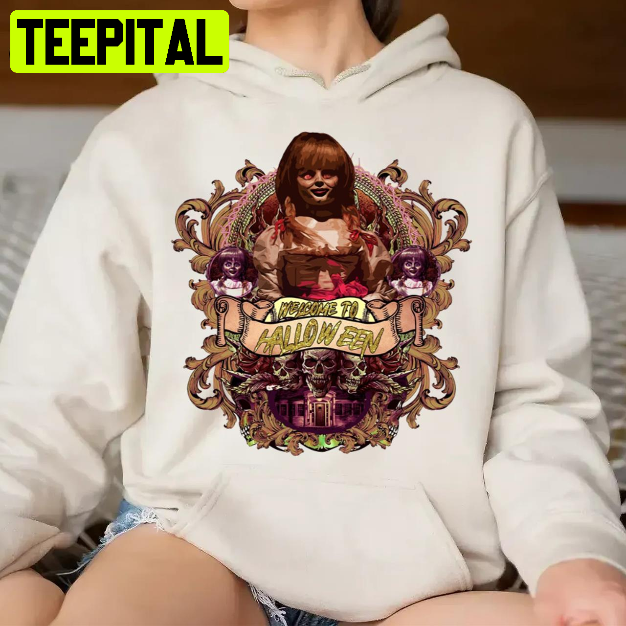 Horror Movie With Cool Halloween Annabelle Shirt Horror Movie With Cool Halloween Annabelle Shirt
