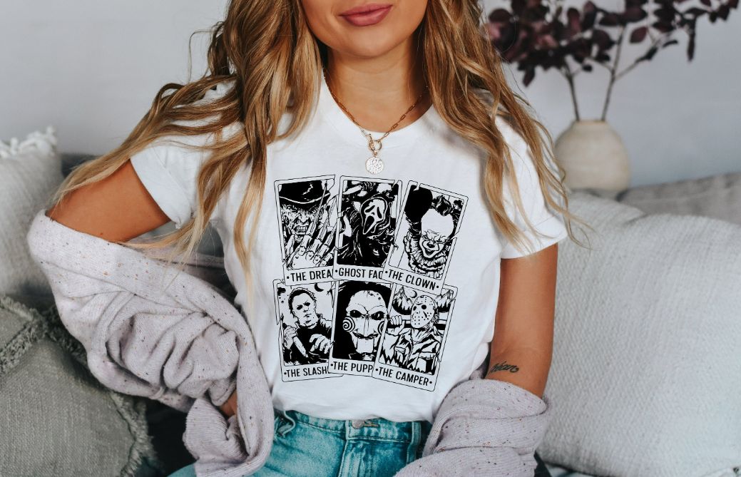 Horror Tarot Cards Halloween Shirt Horror Tarot Cards Halloween Shirt