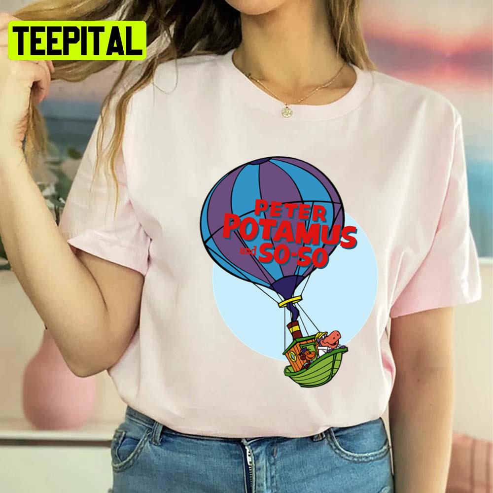 Hot-Air Balloon Peter Potamus And So So Unisex Sweatshirt Hot-Air Balloon Peter Potamus And So So Unisex Sweatshirt