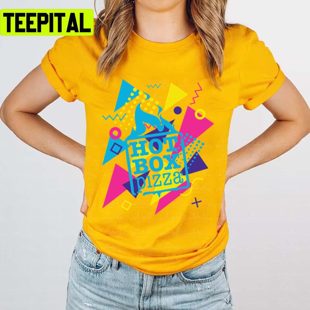 Hotbox Pizza 80's Saved By The Bell Unisex T-Shirt Hotbox Pizza 80's Saved By The Bell Unisex T-Shirt