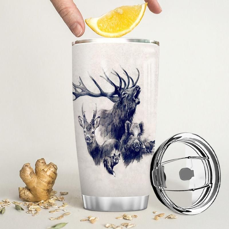 Hunting Art Stainless Steel Cup Hunting Art Stainless Steel Cup
