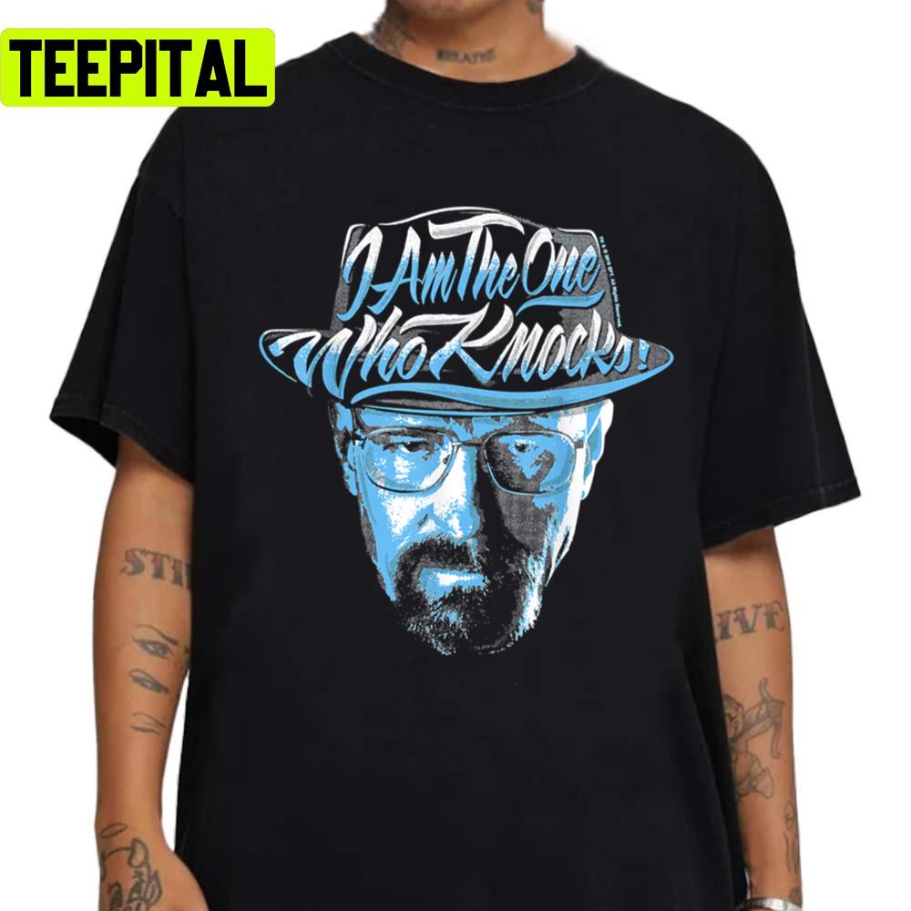 I Am The One Who Knocks Blue Hue Portrait Breaking Bad Graphic Unisex Sweatshirt I Am The One Who Knocks Blue Hue Portrait Breaking Bad Graphic Unisex Sweatshirt