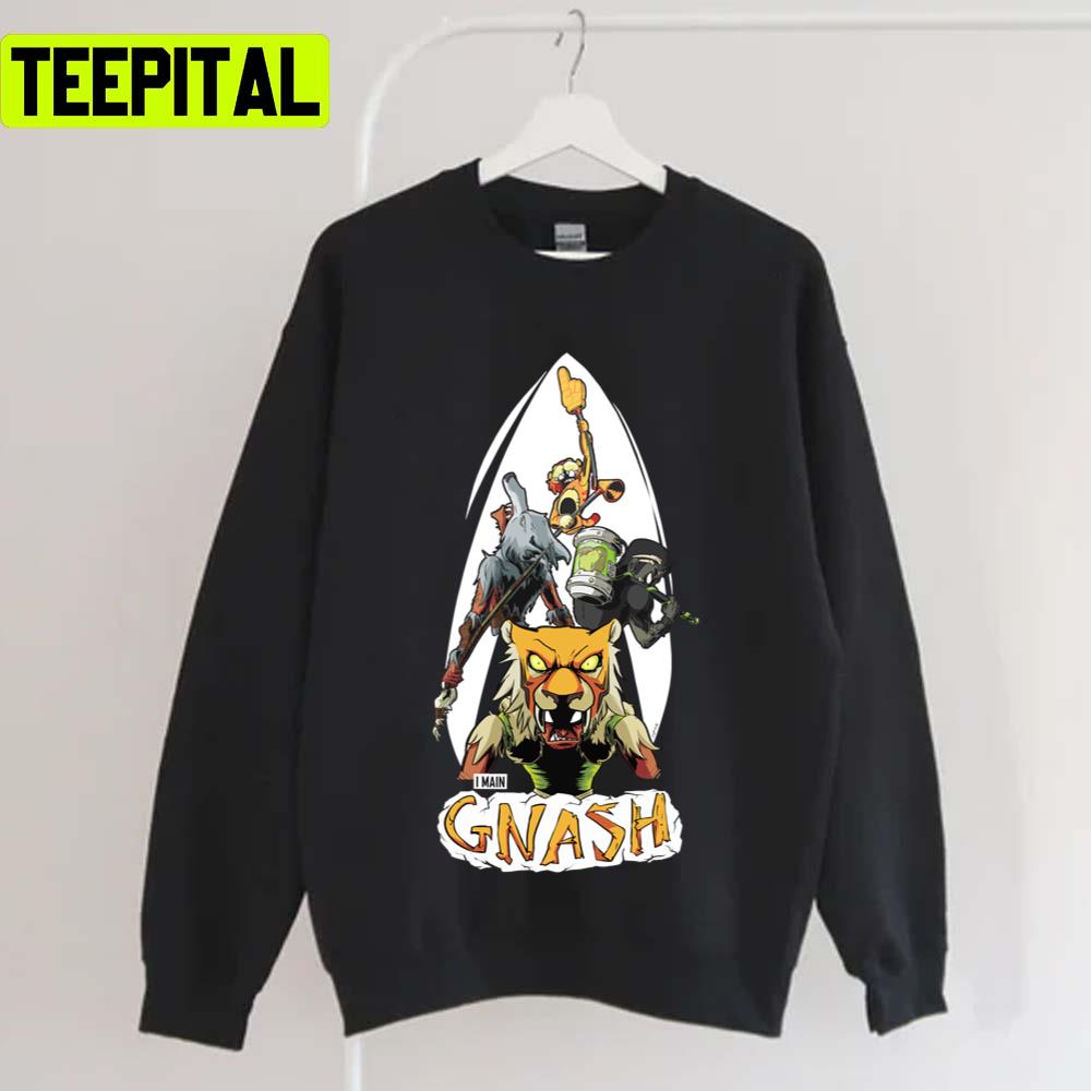 I Main Gnash Brawlhalla Fighting Spirit Unisex T-Shirt I Main Gnash Brawlhalla Fighting Spirit Unisex T-Shirt