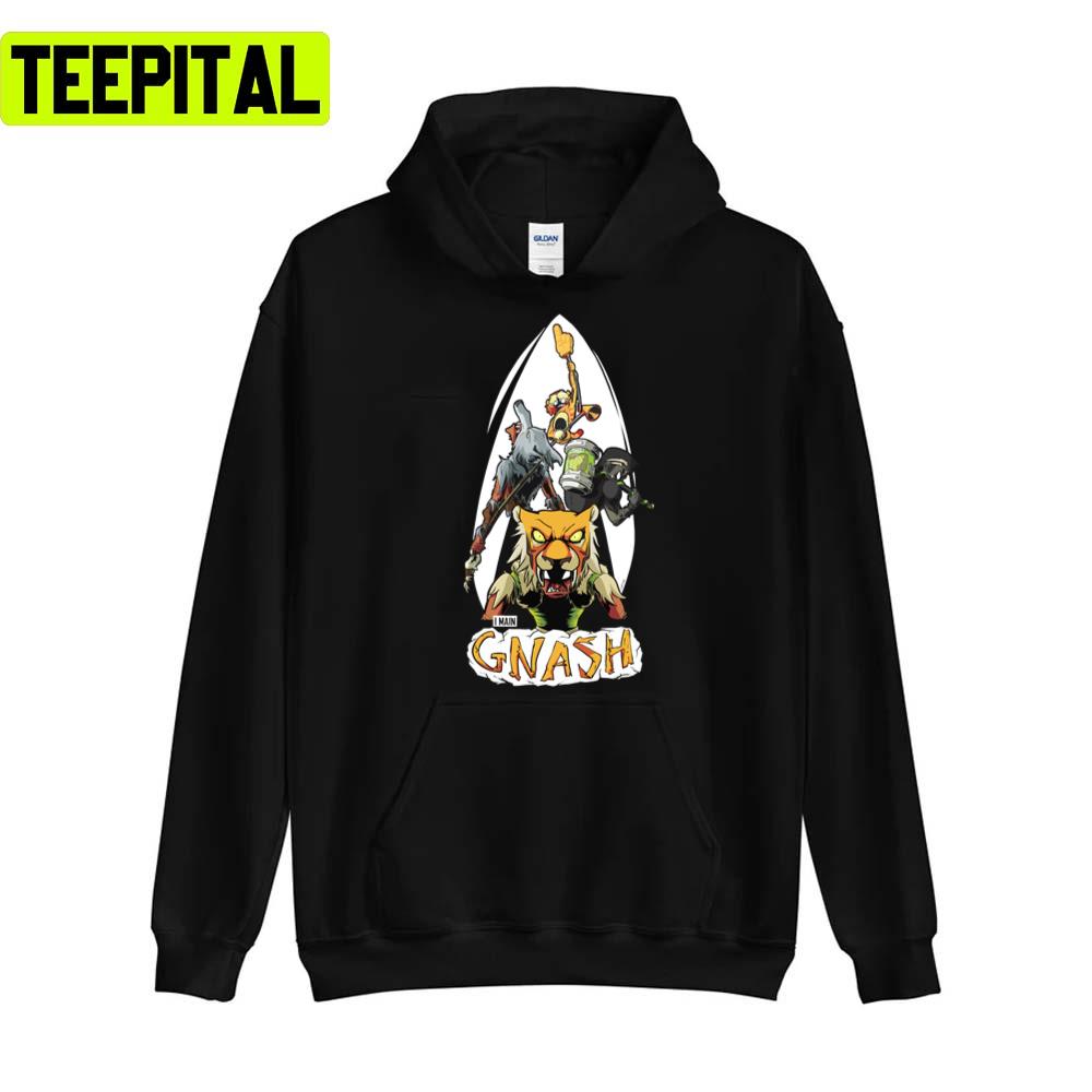 I Main Gnash Brawlhalla Fighting Spirit Unisex T-Shirt I Main Gnash Brawlhalla Fighting Spirit Unisex T-Shirt