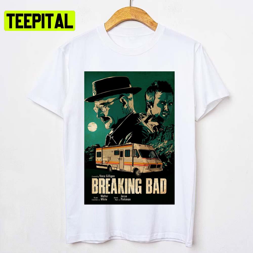 Iconic Design Of Tv Show Breaking Bad Yes Unisex T-Shirt Iconic Design Of Tv Show Breaking Bad Yes Unisex T-Shirt