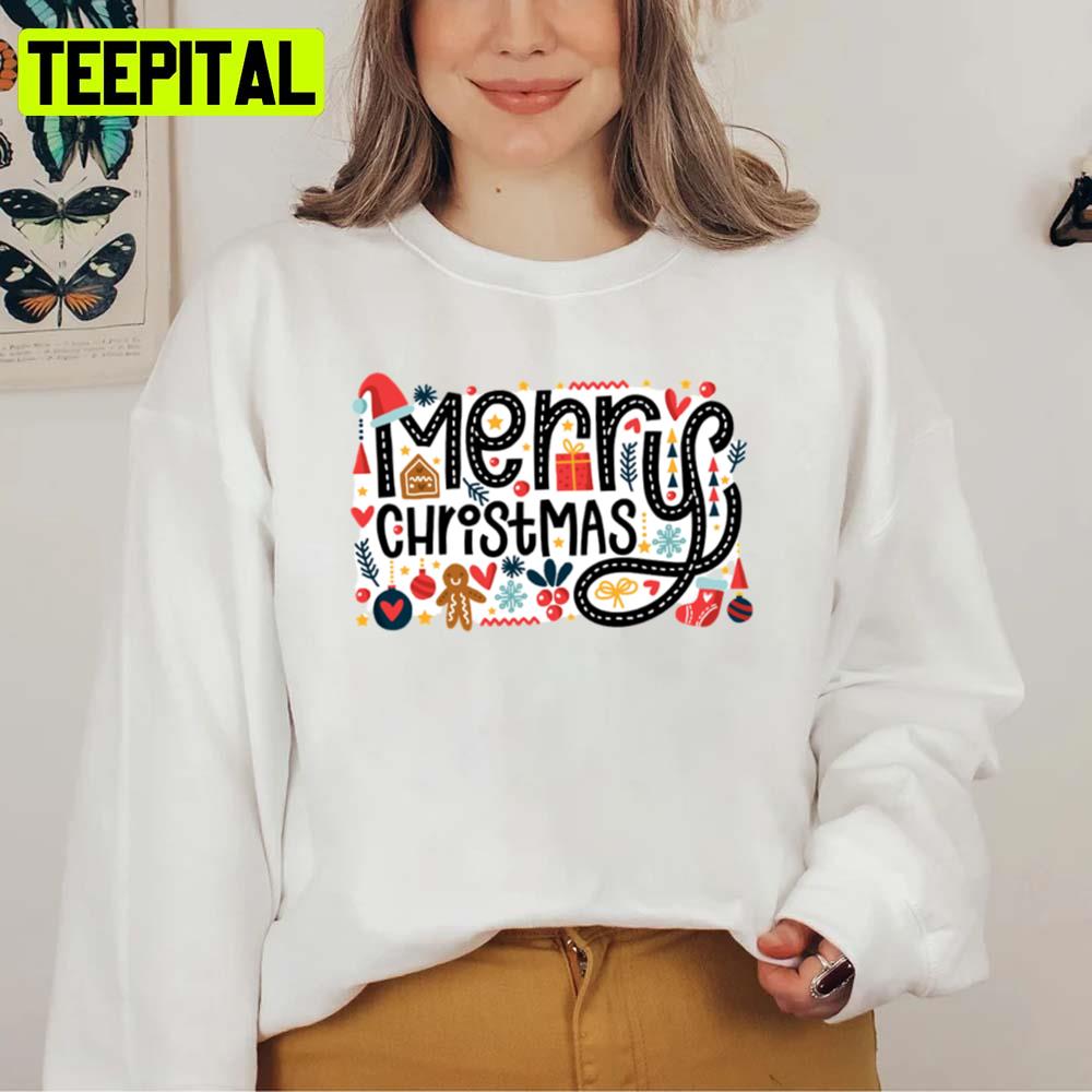 Iconic Symbols Of Christmas Unisex Sweatshirt Iconic Symbols Of Christmas Unisex Sweatshirt