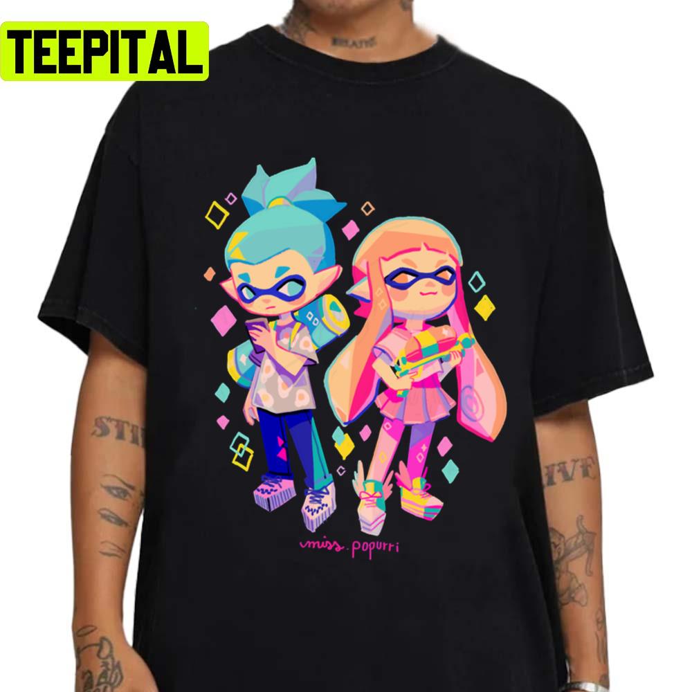 Inklings Graphic Splatoon Game Unisex Sweatshirt Inklings Graphic Splatoon Game Unisex Sweatshirt