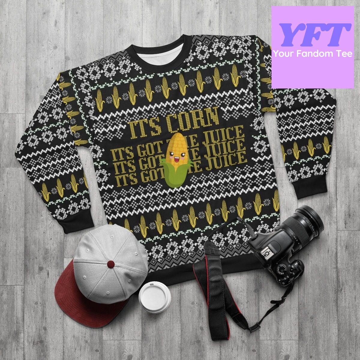 Its Corn Funny Thanksgiving Day Fall 3d Ugly Christmas Sweater Its Corn Funny Thanksgiving Day Fall 3d Ugly Christmas Sweater