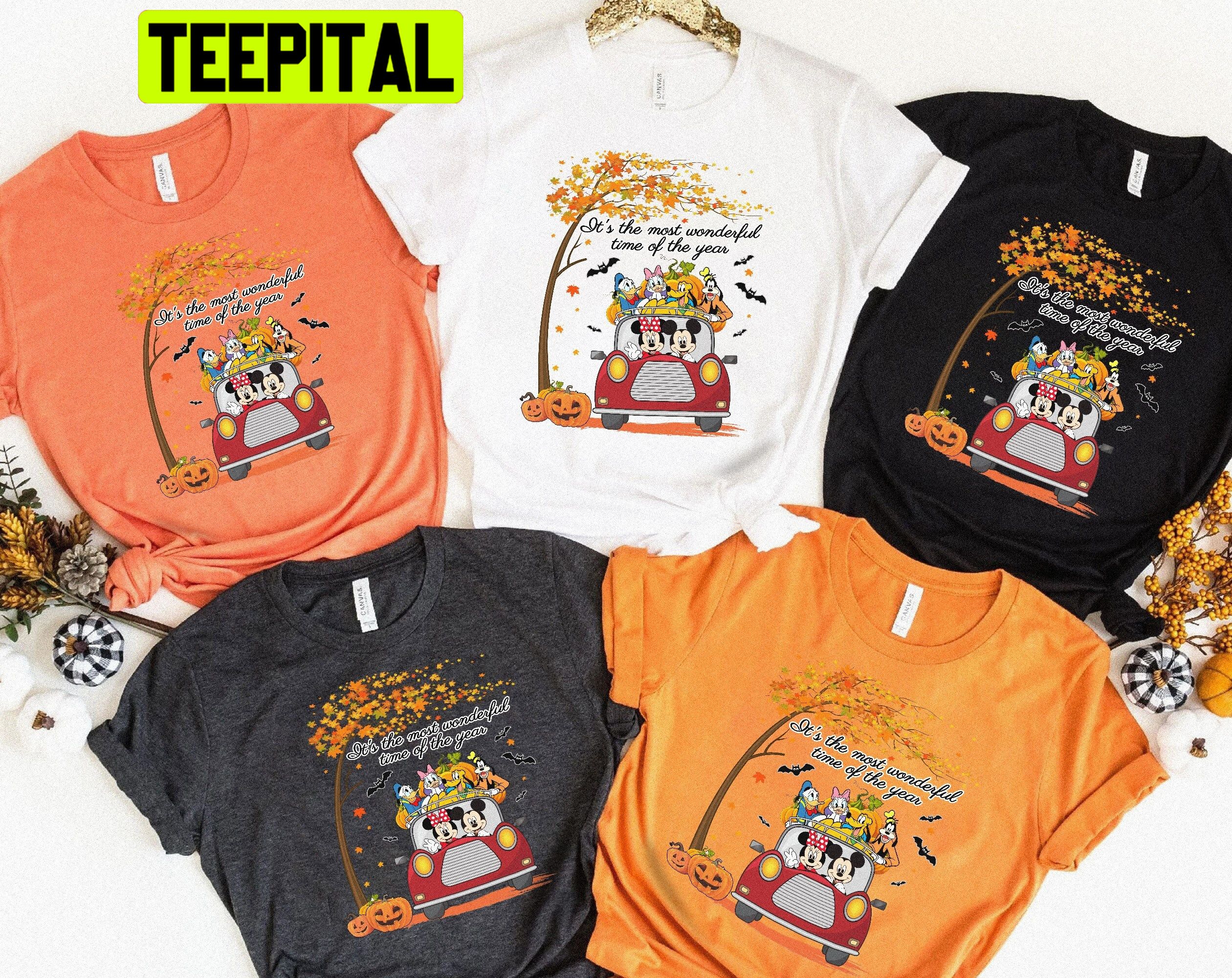 It's The Most Wonderful Time Of The Year Mickey And Friends Halloween Trending Unisex Shirt It's The Most Wonderful Time Of The Year Mickey And Friends Halloween Trending Unisex Shirt