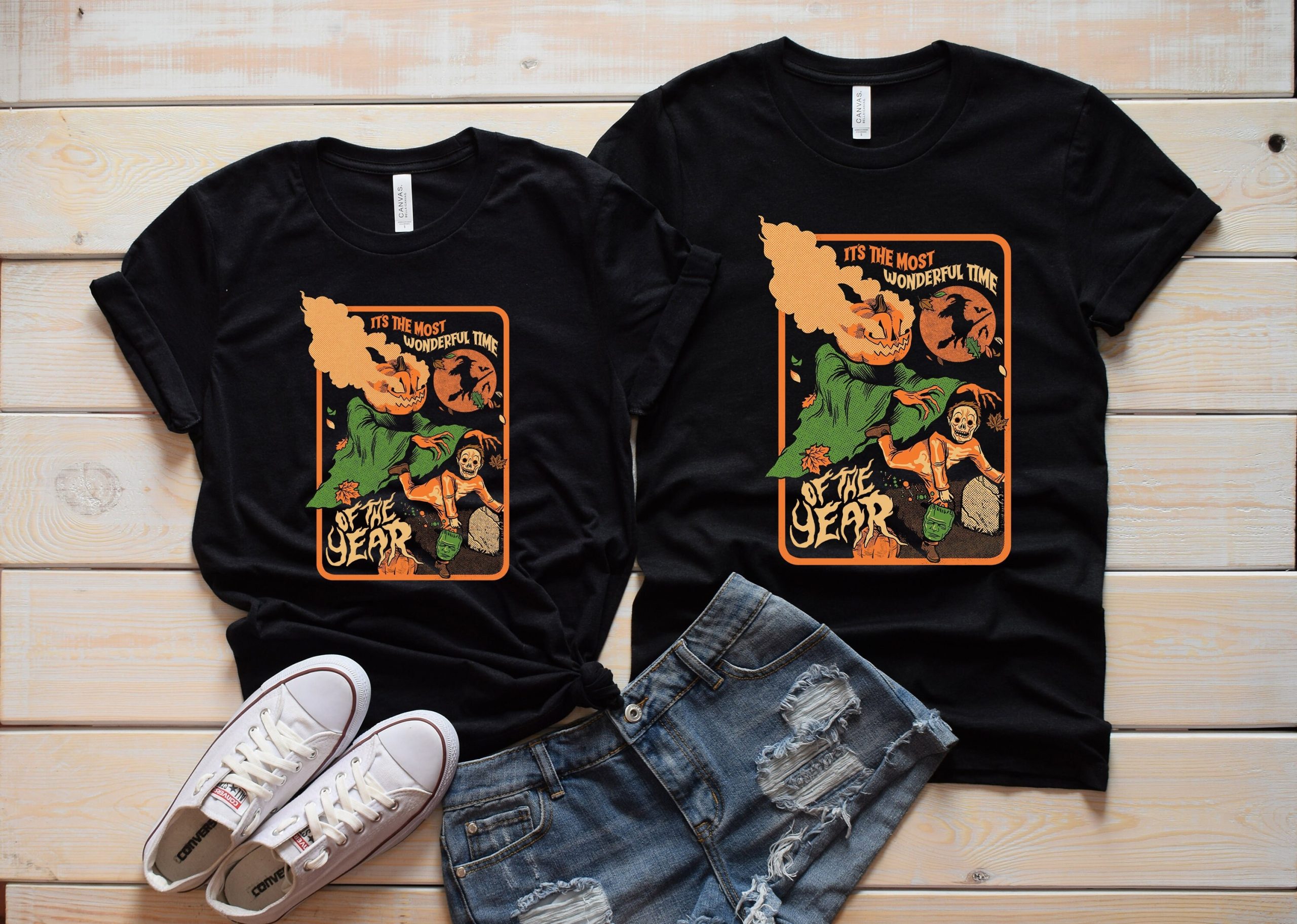 It's The Most Wonderful Time Of The Year Retro Vintage Halloween 90s Trending Unisex Shirt It's The Most Wonderful Time Of The Year Retro Vintage Halloween 90s Trending Unisex Shirt